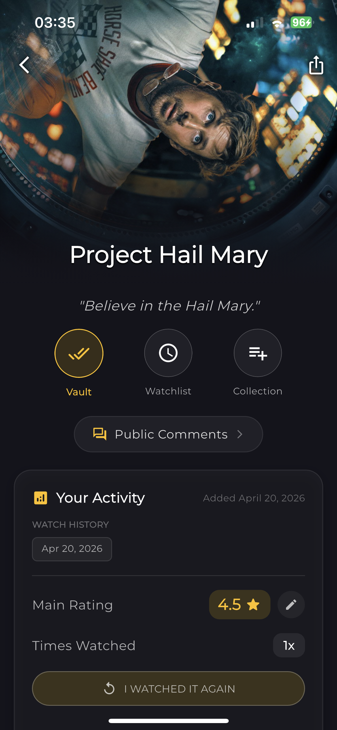 Movie Details Screen
